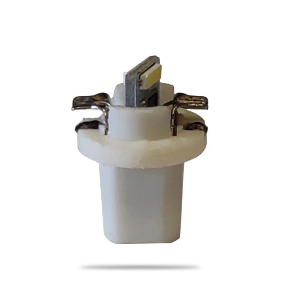 LED Beleuchtung für Kontrollleuchten SMD im Kombiinstrument 12 + 24V 0,4 W B8.5d grauer Sockel , ein