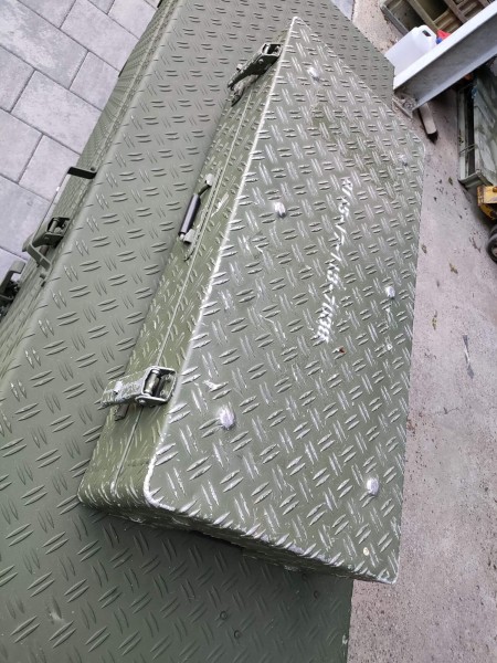 Waffenkoffer, Koffer für Granatwerfer, Aluminium ca. 3 mm