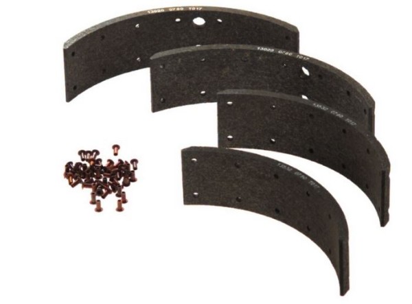 Bremsbelag für Mercedes G Klasse p.f. A4634230110 , 8,7 mm ,54mm breit, für Trommel 260 mm W460 , W