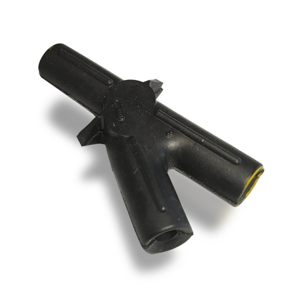 Y Stück / Abzweigstuzen aus Gummi für die Unterdruckanlage für die 3 + 4 mm Kunststoffleitung
