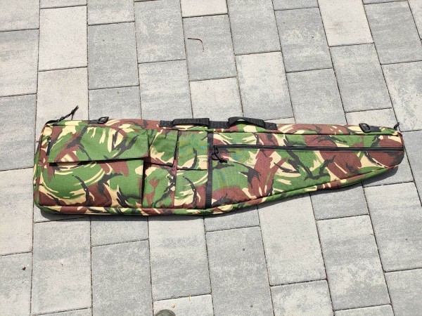 Gewehr / Waffenholster,Futterral, Langwaffentasche, gepolstert ,Scharfschütze,Camouflage, NOS komple